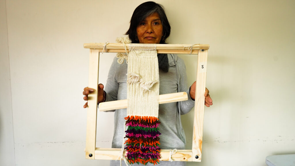 taller telar mapuche