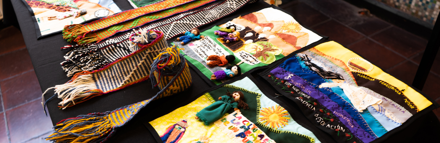 taller arpilleras y telar mapuche