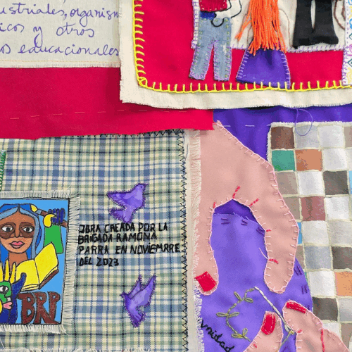 libro bordado estadio victor jara