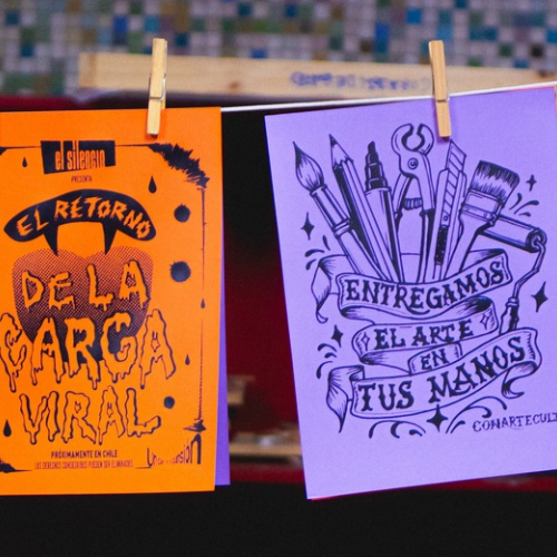 taller serigrafia fundacion victor jara
