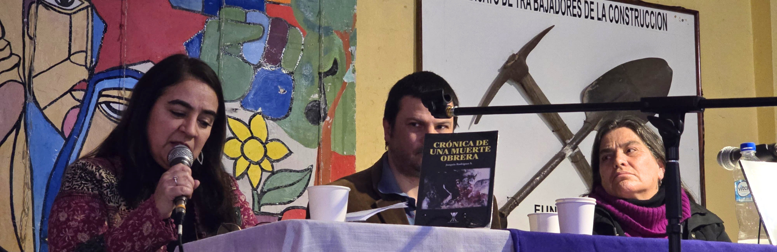 crónica de una muerte obrera libro