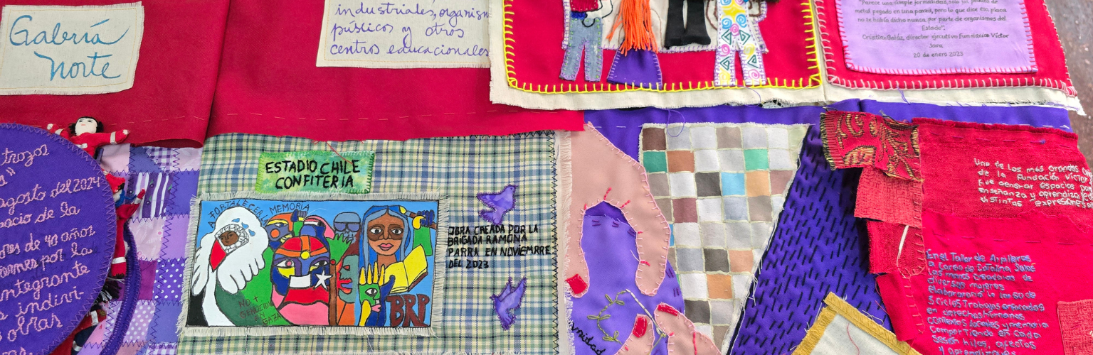 libro bordado estadio victor jara